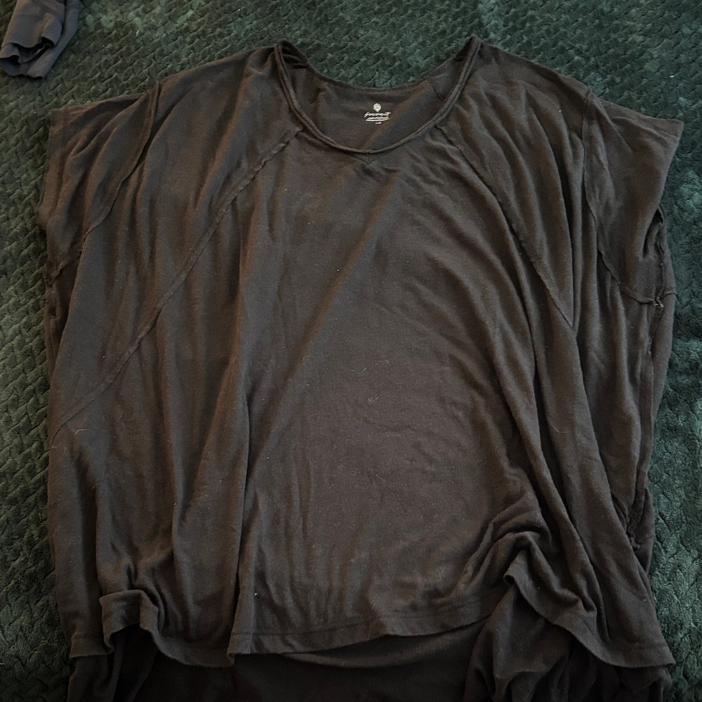 FP Movement by Free People Black Tunic Top